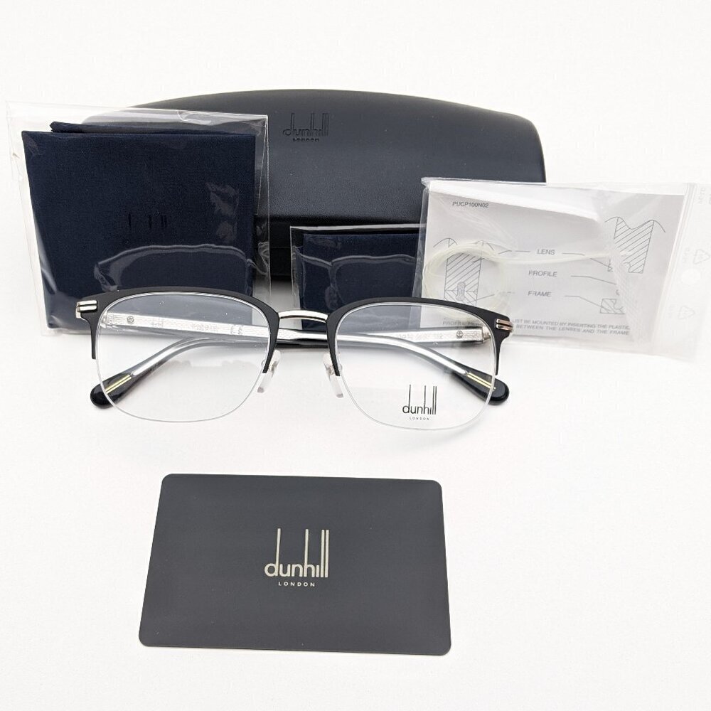 🕶️Made in Italy! Dunhill VDH080 Eyeglasses 53/20 145 | ALT206🕶️